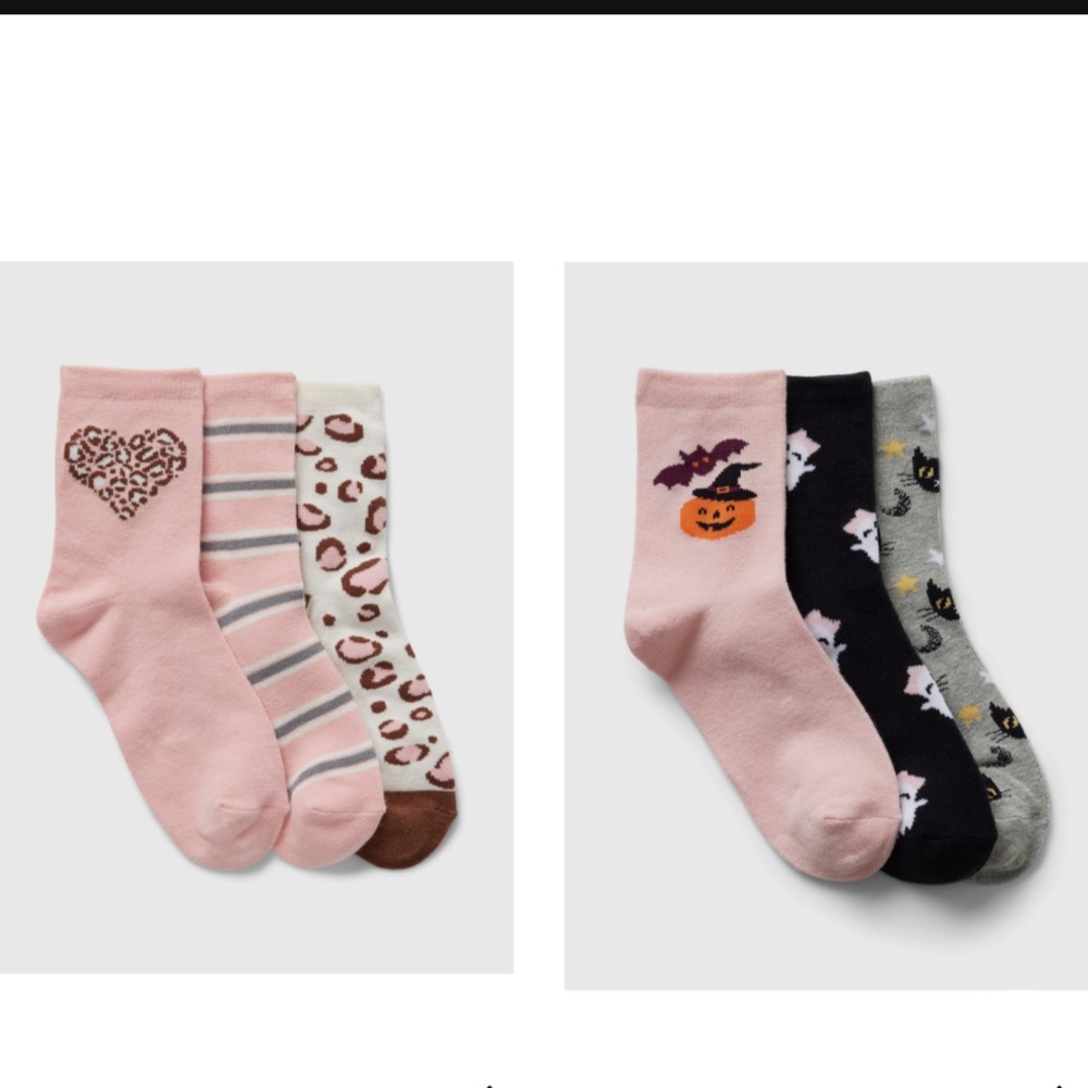 NWT Gap kids Girls Crew Socks